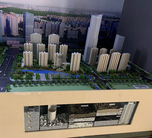华蓥市建筑模型